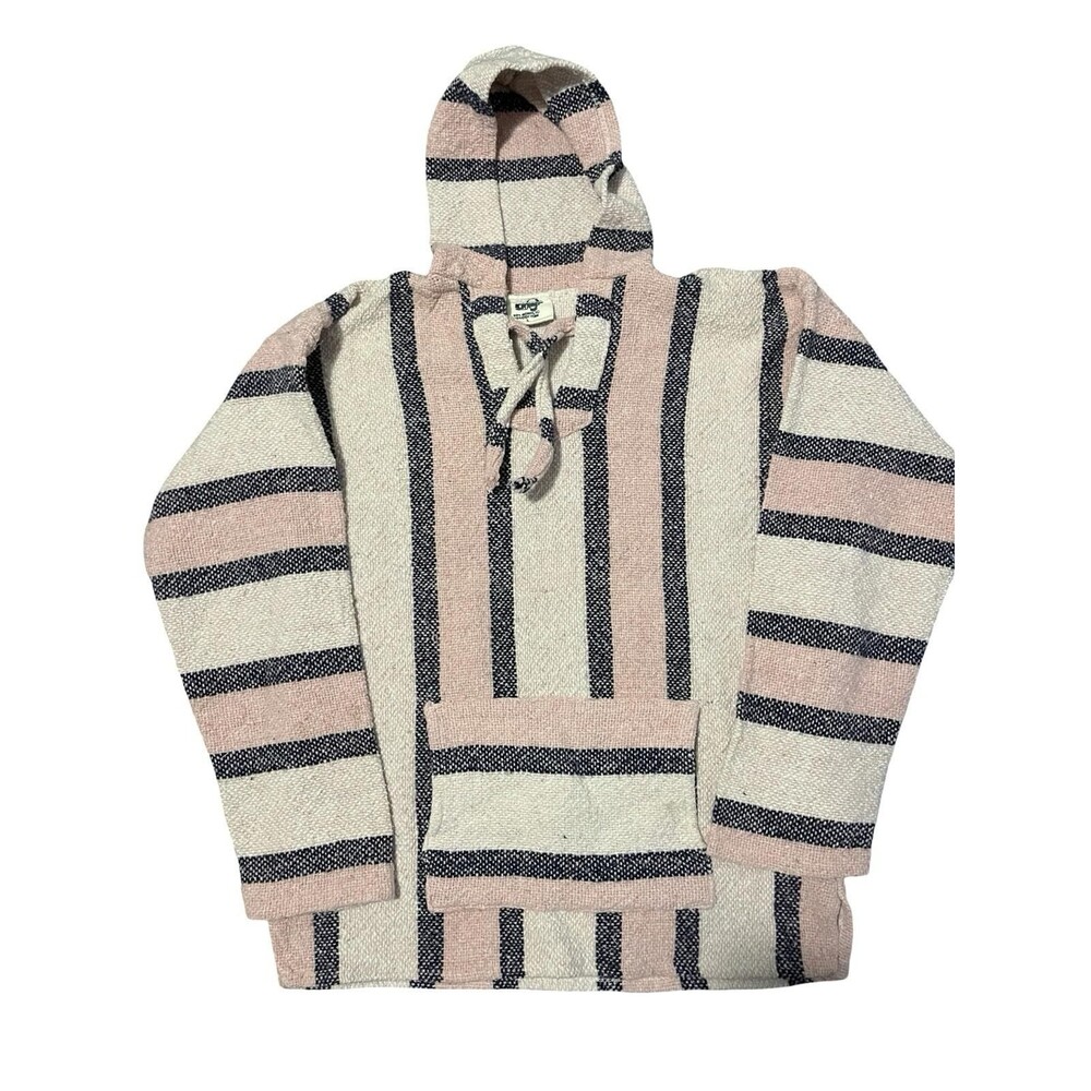 Pink And Blue Large Drug Rug Pull Over - Picture 2 of 5